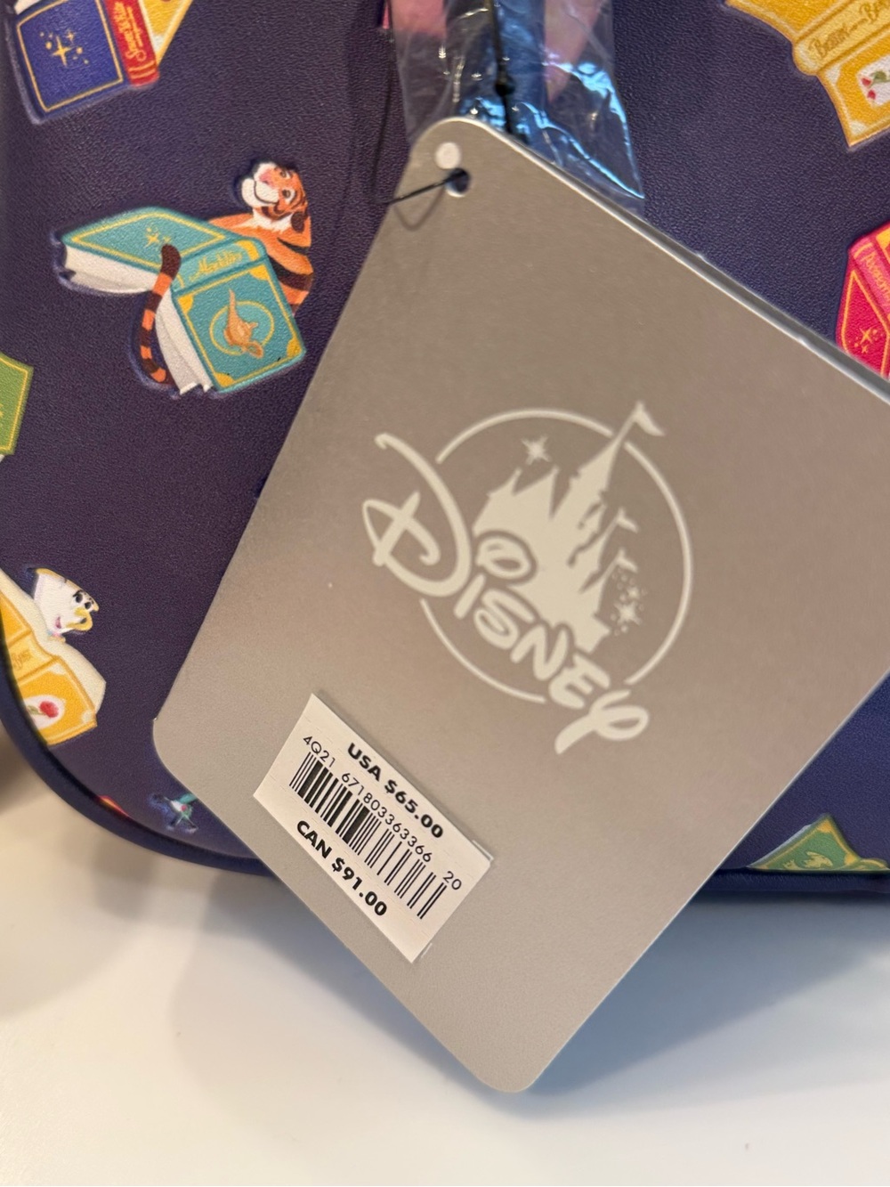 Loungefly Disney Princess AOP crossbody+ Wallet Set - NWT - Picture 5 of 9